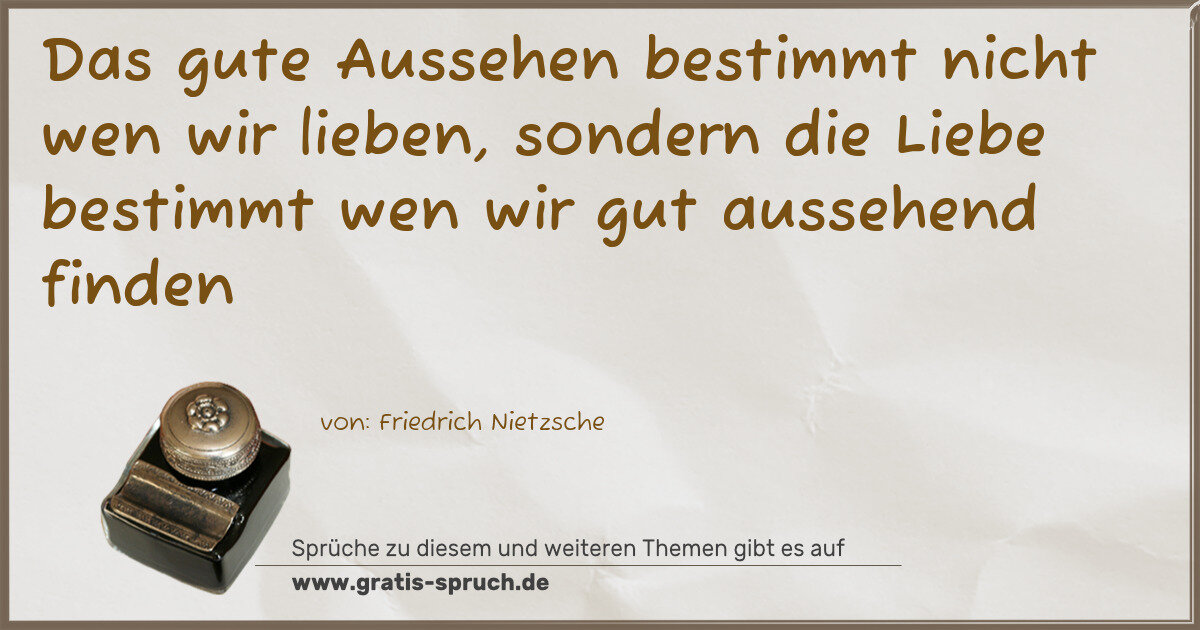 Spruchbild: Gut