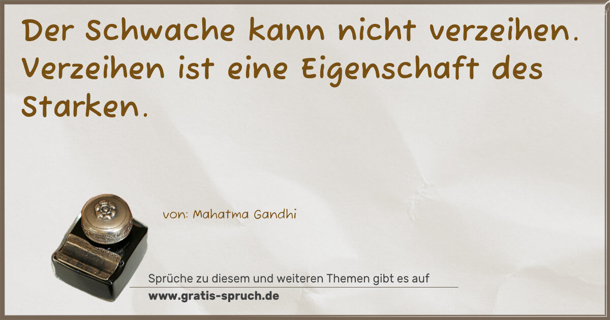 Spruchbild: Verzeihen