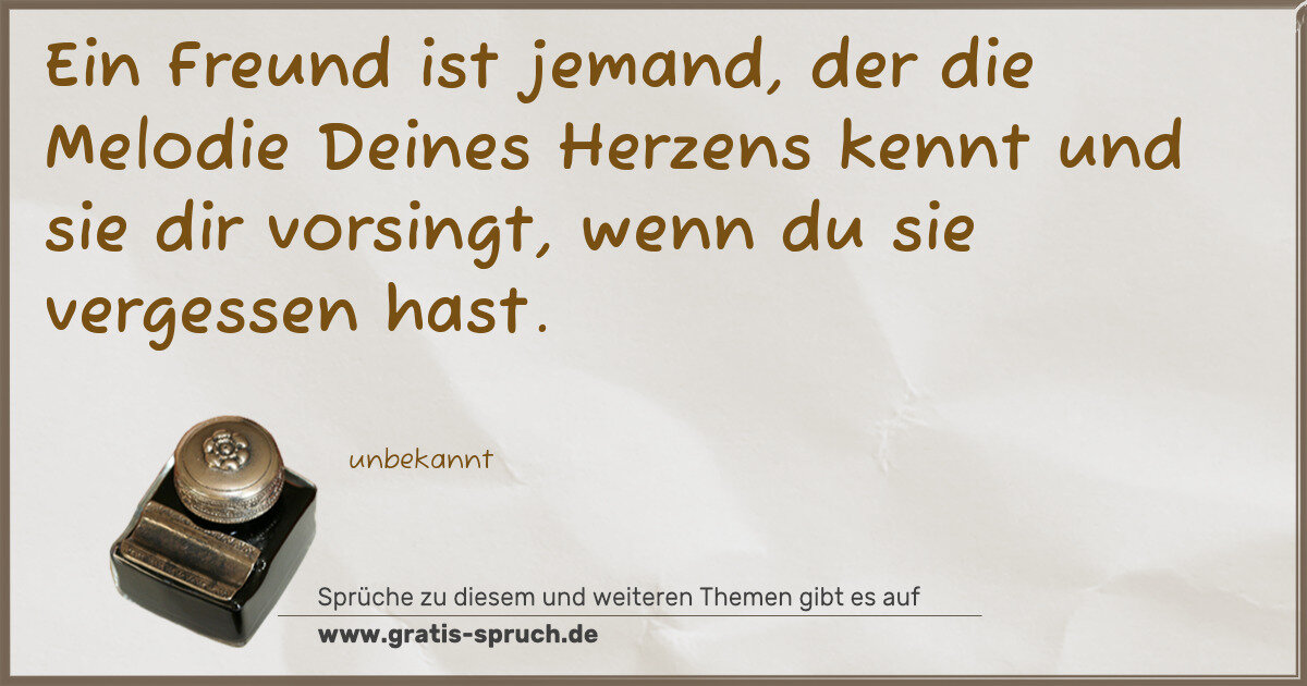 Spruchbild: Erinnerung