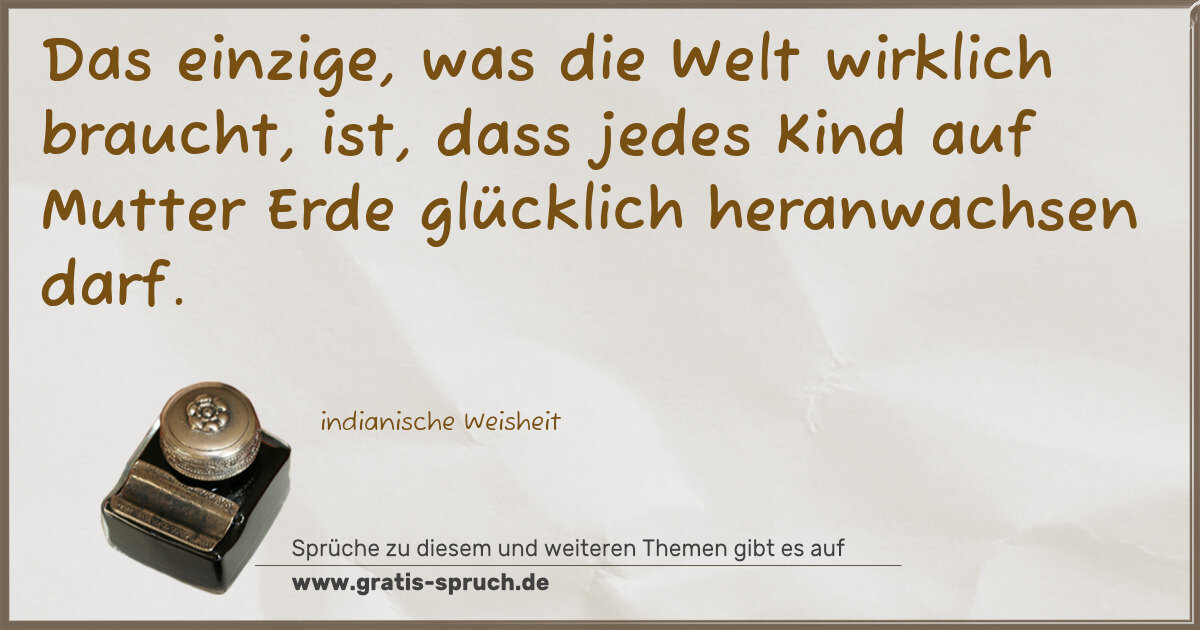 Spruchbild: Erde
