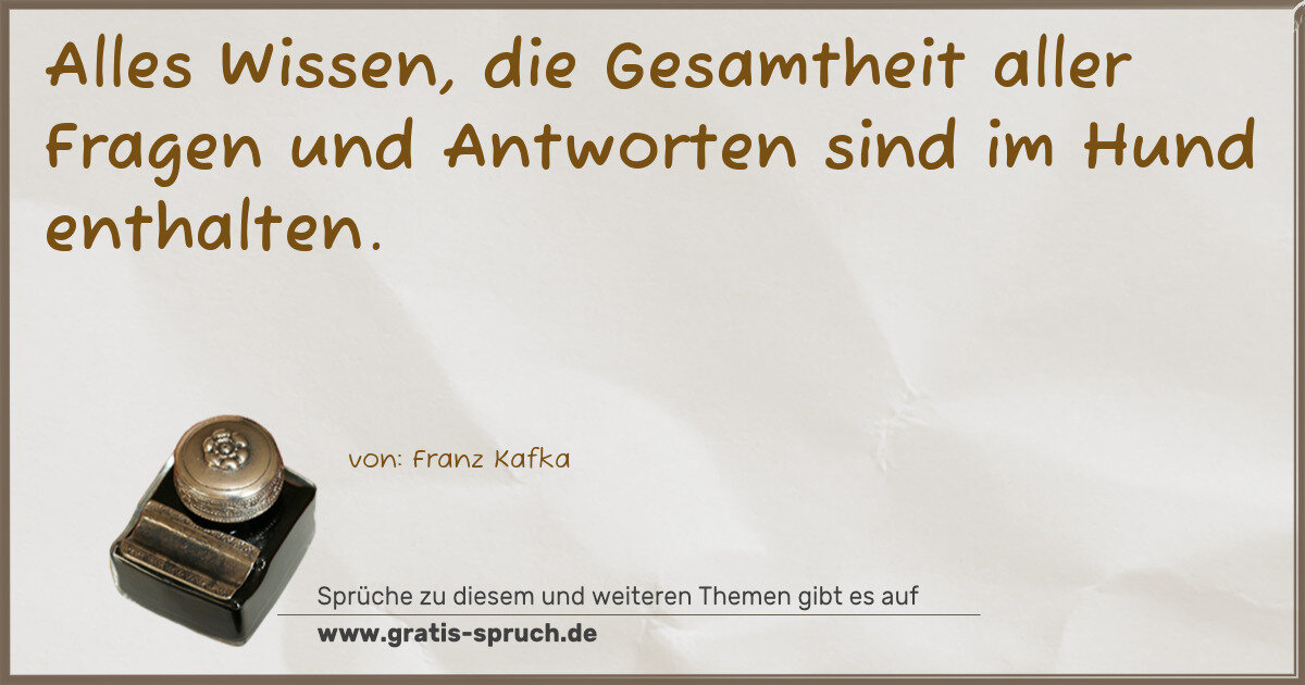 Spruchbild: Rätsel