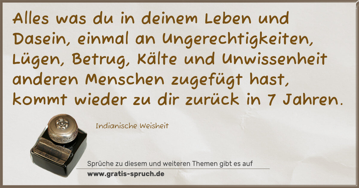 Spruchbild: Betrug