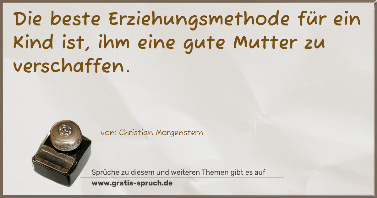 Spruchbild: Mutter