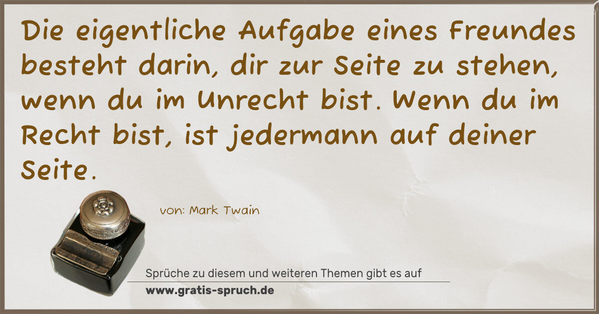 Spruchbild: Pflicht