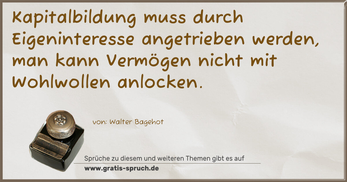 Spruchbild: Wohlwollen
