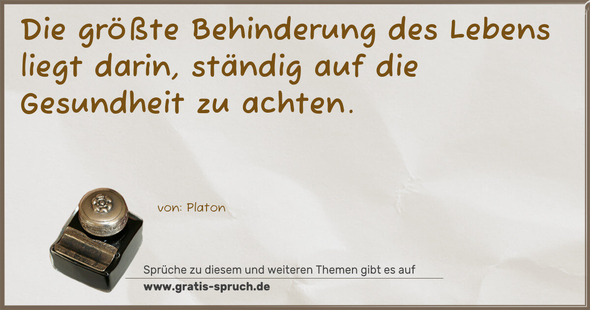 Spruchbild: Aufmerksamkeit
