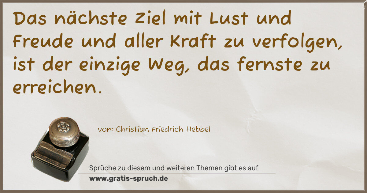 Spruchbild: Lust