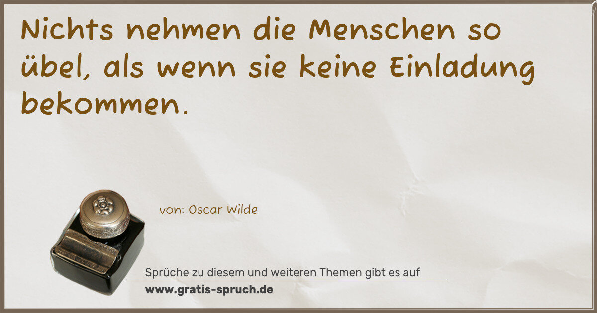 Spruchbild: Nehmen