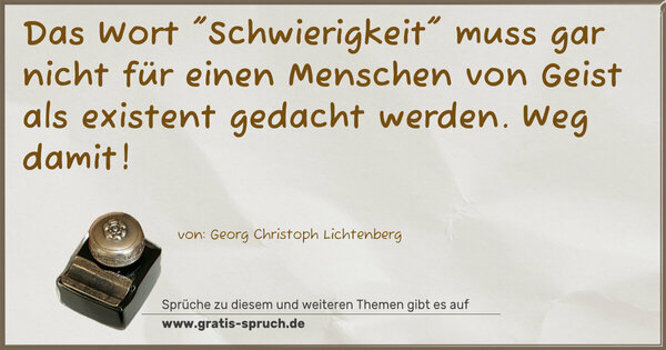 Spruch Visualisierung: Das Wort 