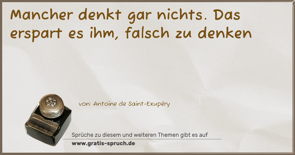 Spruchbild: Täuschung