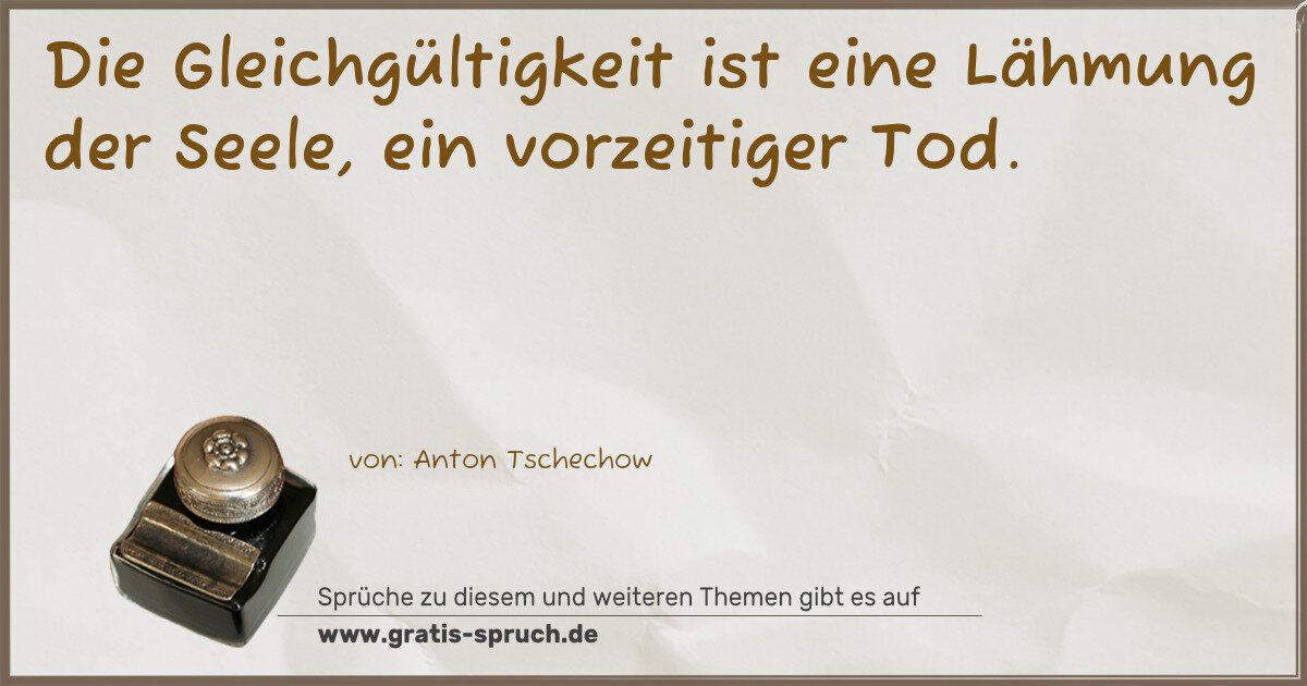 Spruchbild: Tod