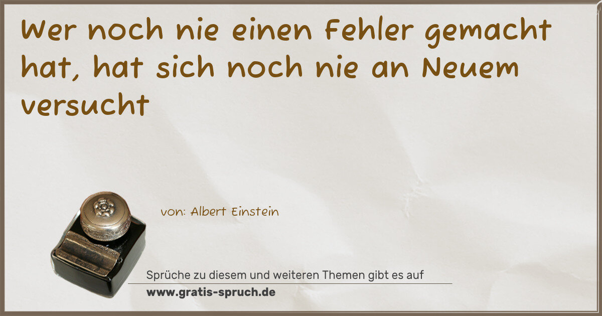 Spruchbild: Fortschritt