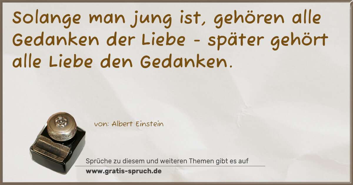 Spruchbild: Alter