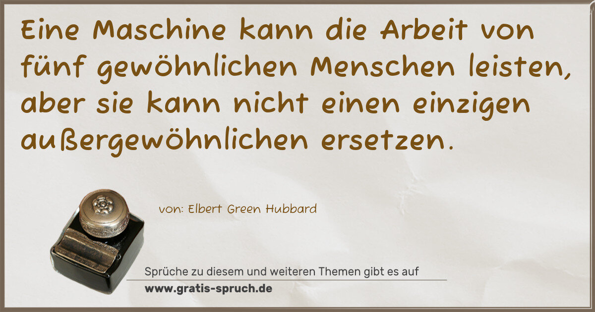 Spruchbild: Beruf
