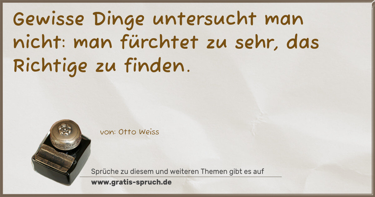 Spruchbild: Ursache